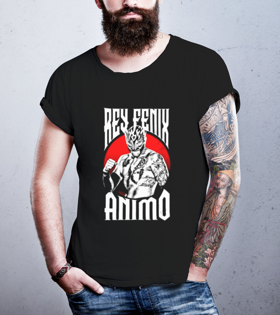 Rey Fenix Animo Lucha Libre AEW Wrestling Masked Fighter T-Shirt