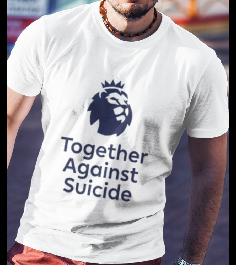 Together Against Suicide Mental Health Awareness Lion King Crown T-Shirt