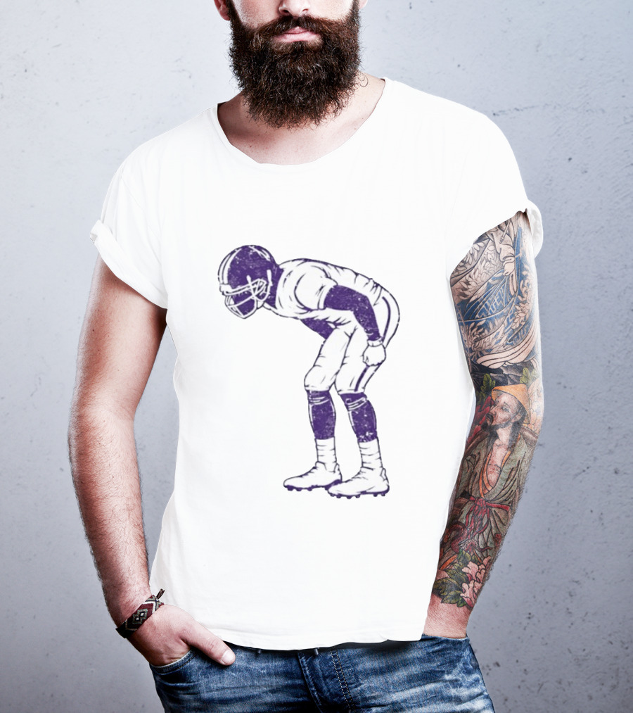 Warren Moon Minnesota Vikings Football Player Vintage Pose T-Shirt