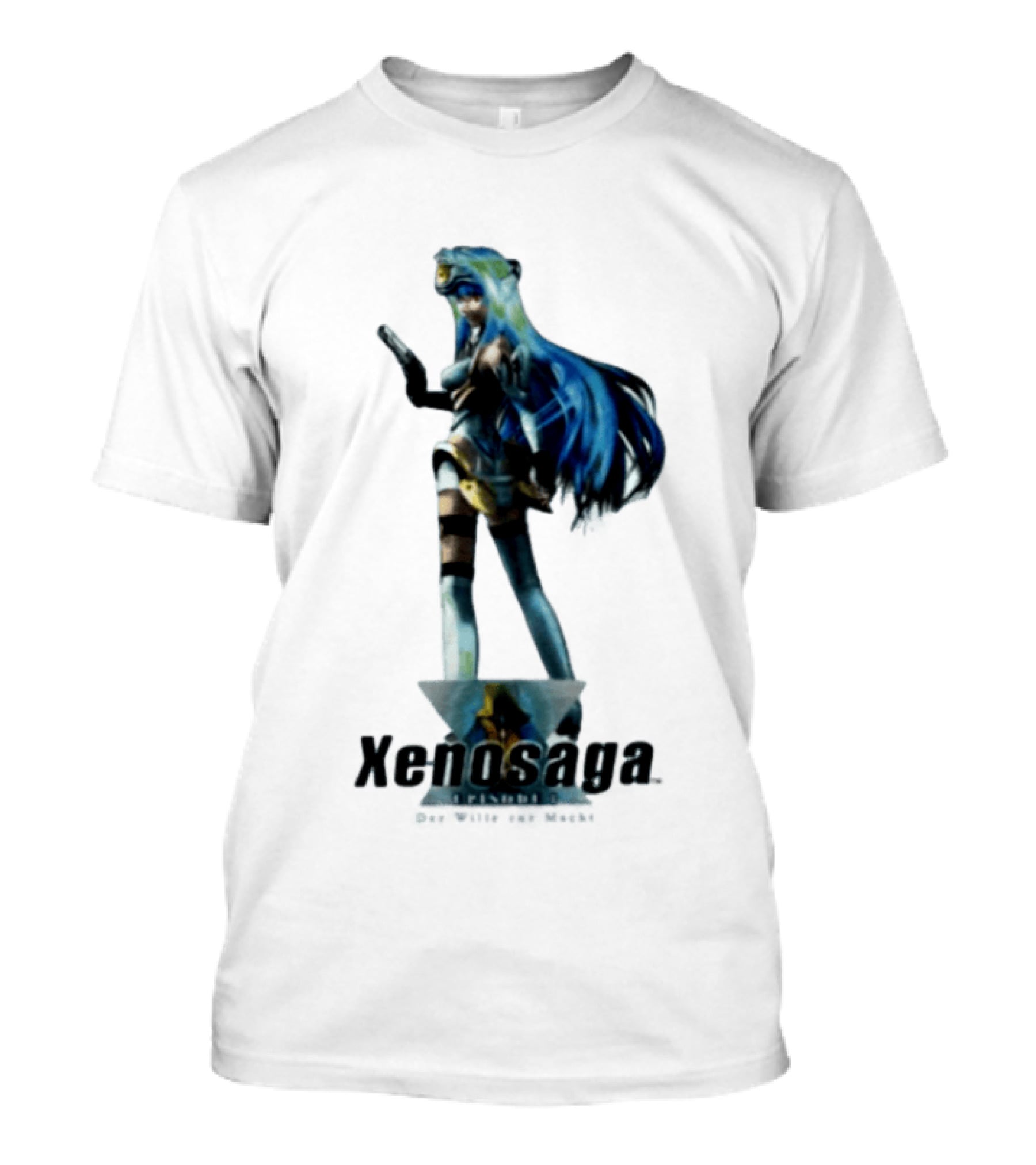 Xenosaga Episode I Der Wille Zur Macht Anime Character Figure T-Shirt