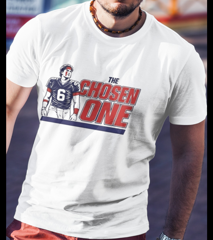 Chosen One Football Jersey Number 6 Athlete T-Shirt