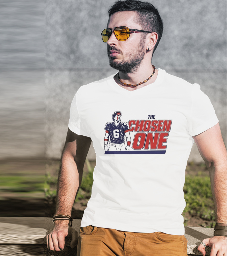 Chosen One Football Jersey Number 6 Athlete T-Shirt