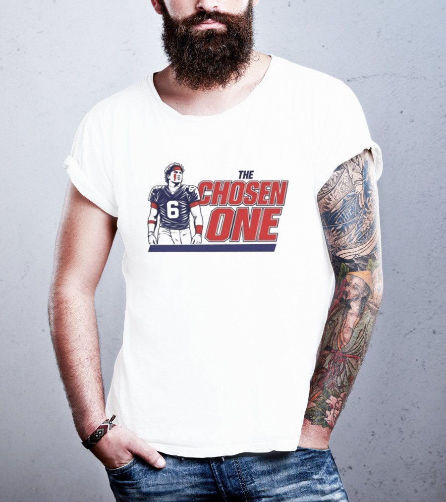 Chosen One Football Jersey Number 6 Athlete T-Shirt
