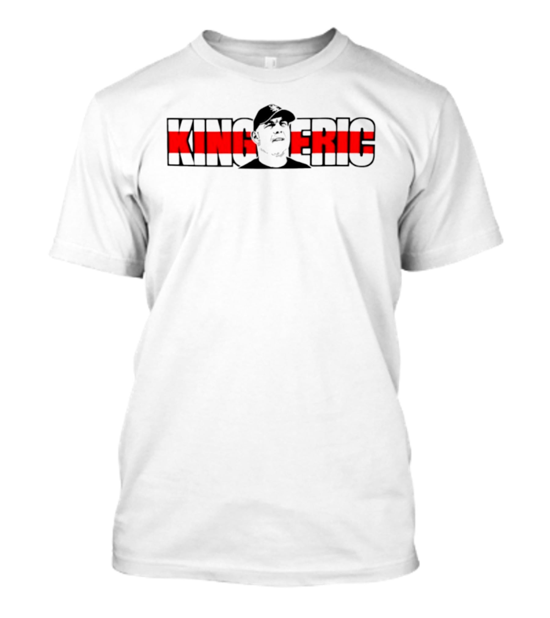 KING ERIC Luis Enrique Iconic Red T-Shirt