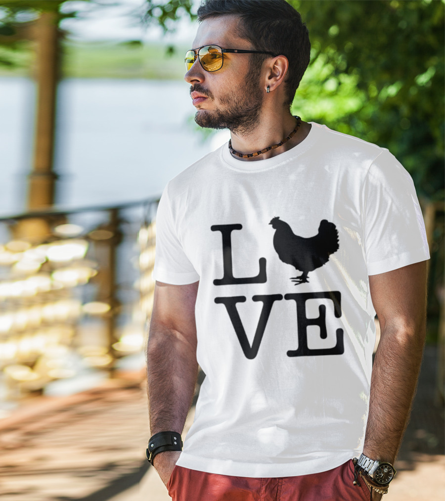 Dallas Cowboys Hunter Luepke Love Chicken LVE T-Shirt