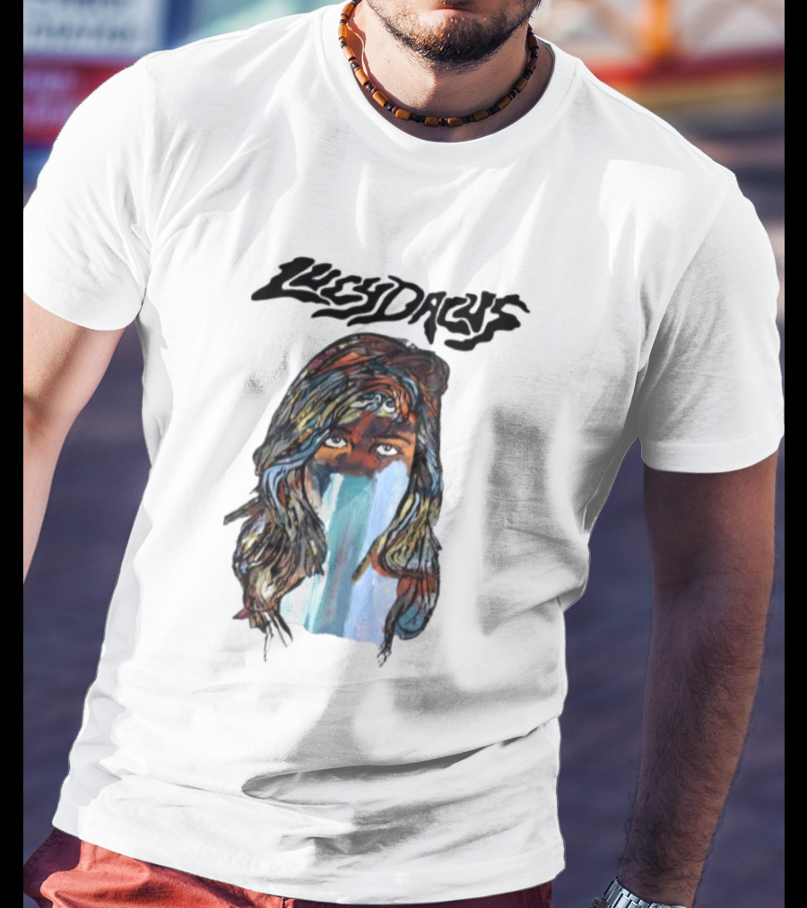 Lucy Dacus Melting Face 34 Length T-Shirt