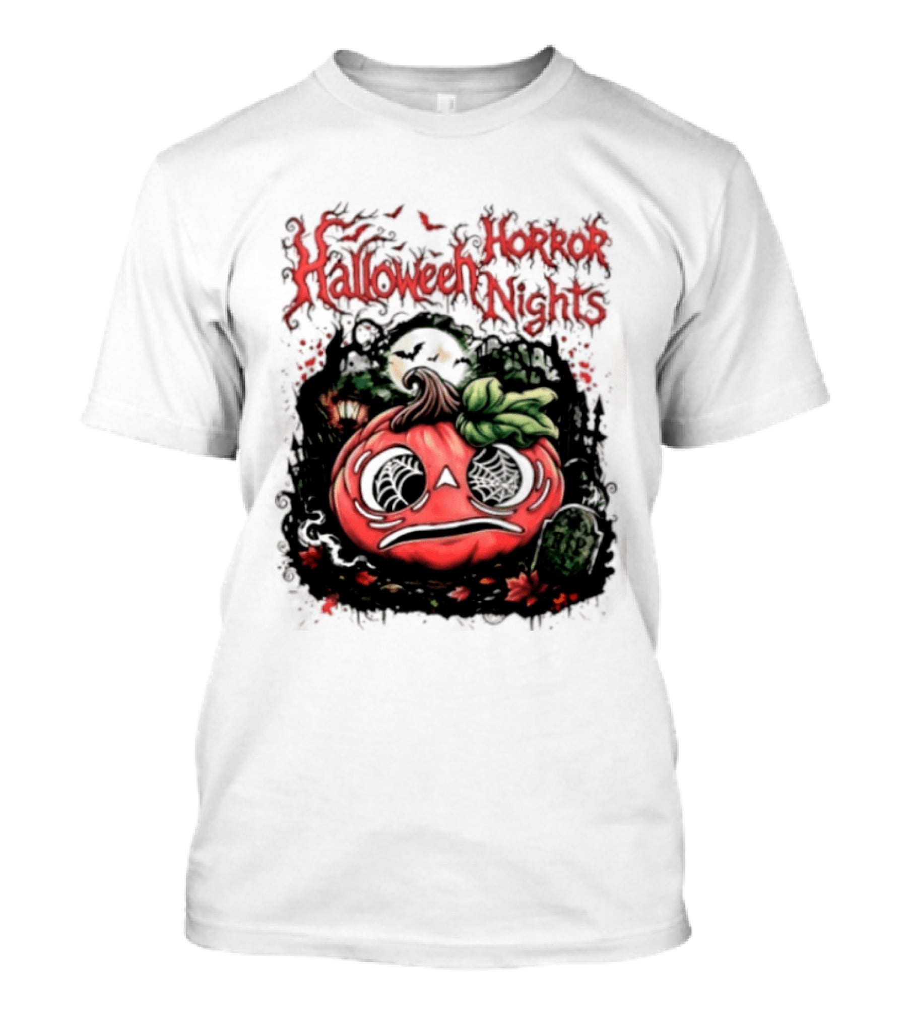 Halloween Horror Nights Pumpkin RIP Spooky T-Shirt
