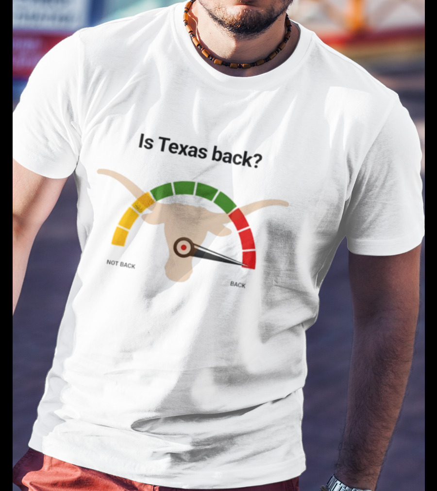 Is Texas Back Longhorns Meter Not Back Back T-Shirt