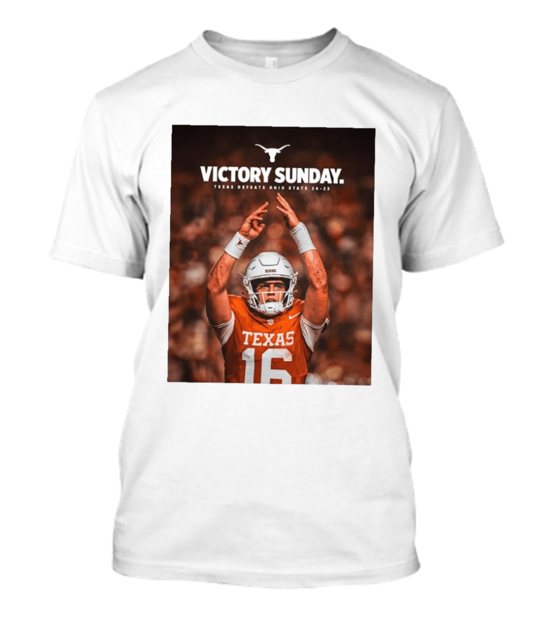 Victory Sunday Texas Defeats Ohio State 24 23 Longhorns Football Win T-Shirt