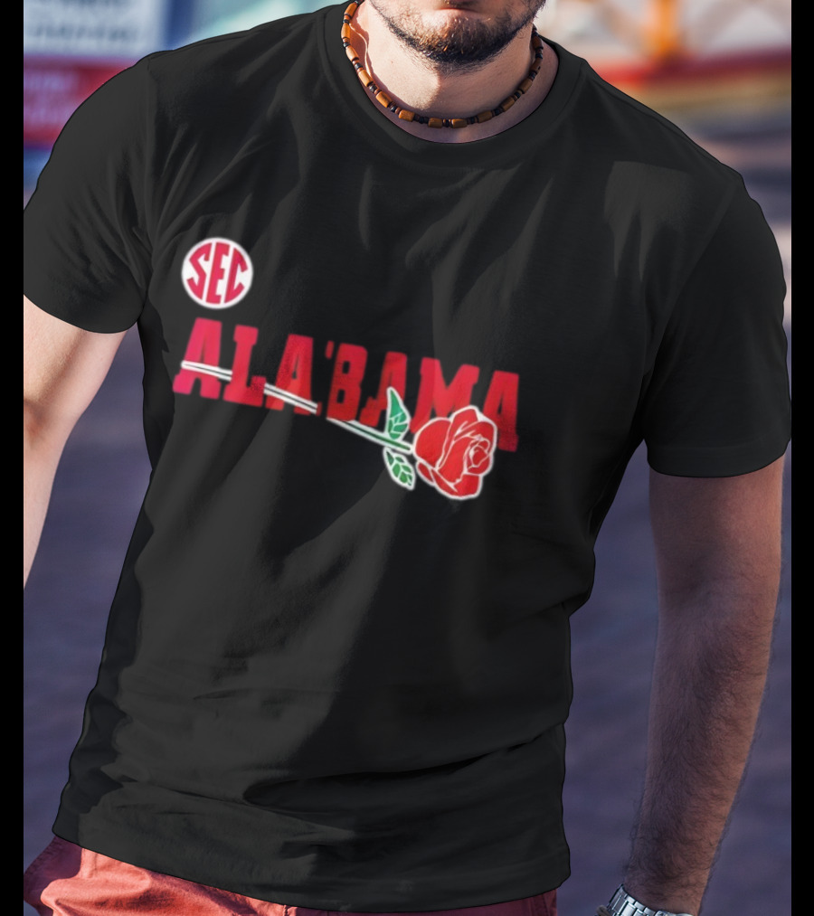 SEC Alabama Crimson Tide Rose Bowl 2026 T-Shirt