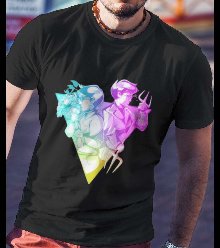 BDTH Division Character Illustration Gradient Style T-Shirt