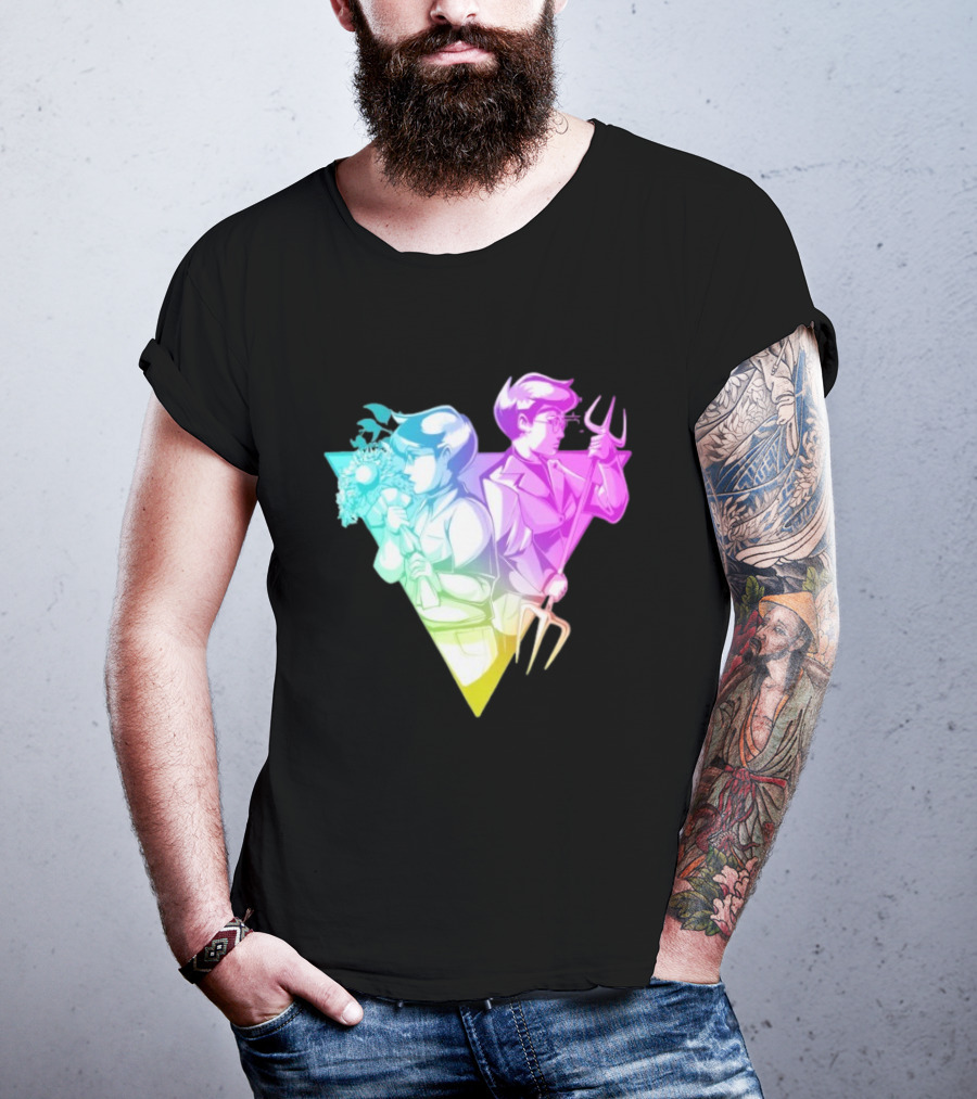 BDTH Division Character Illustration Gradient Style T-Shirt