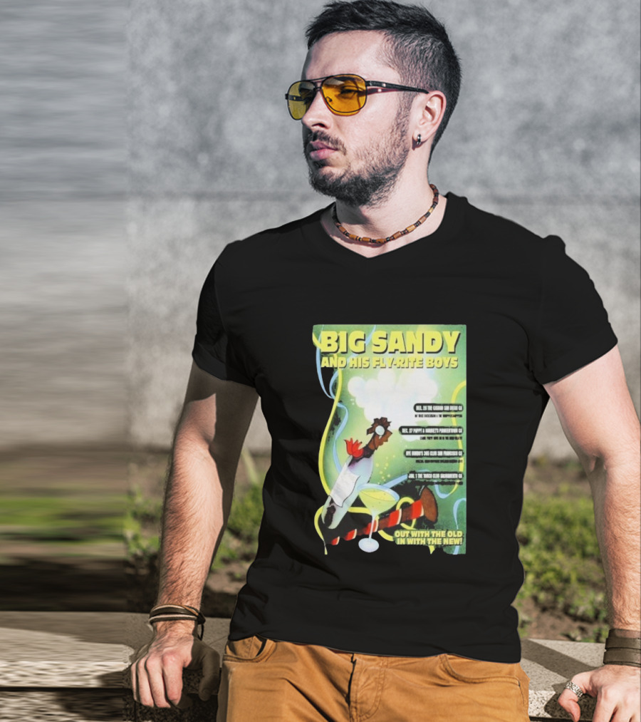 Big Sandy And His Fly-Rite Boys NYE Show 2025 San Francisco CA Event T-Shirt