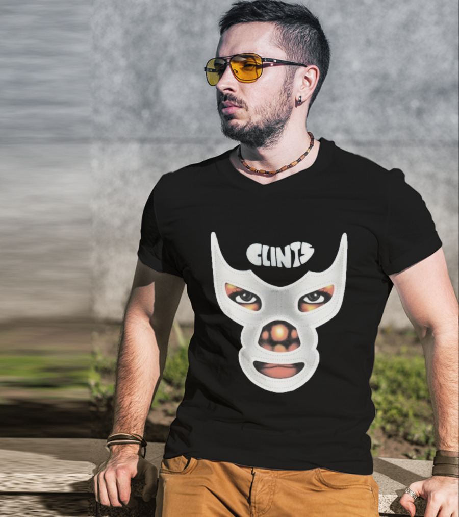 Clints Wrestler Mask Eyes T-Shirt