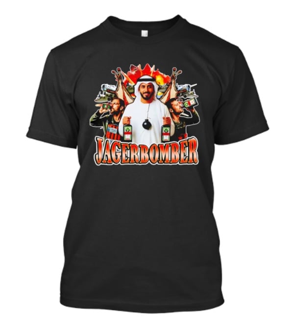 Jagerbomber Jägermeister Drinking Celebration With Middle Eastern Motif T-Shirt