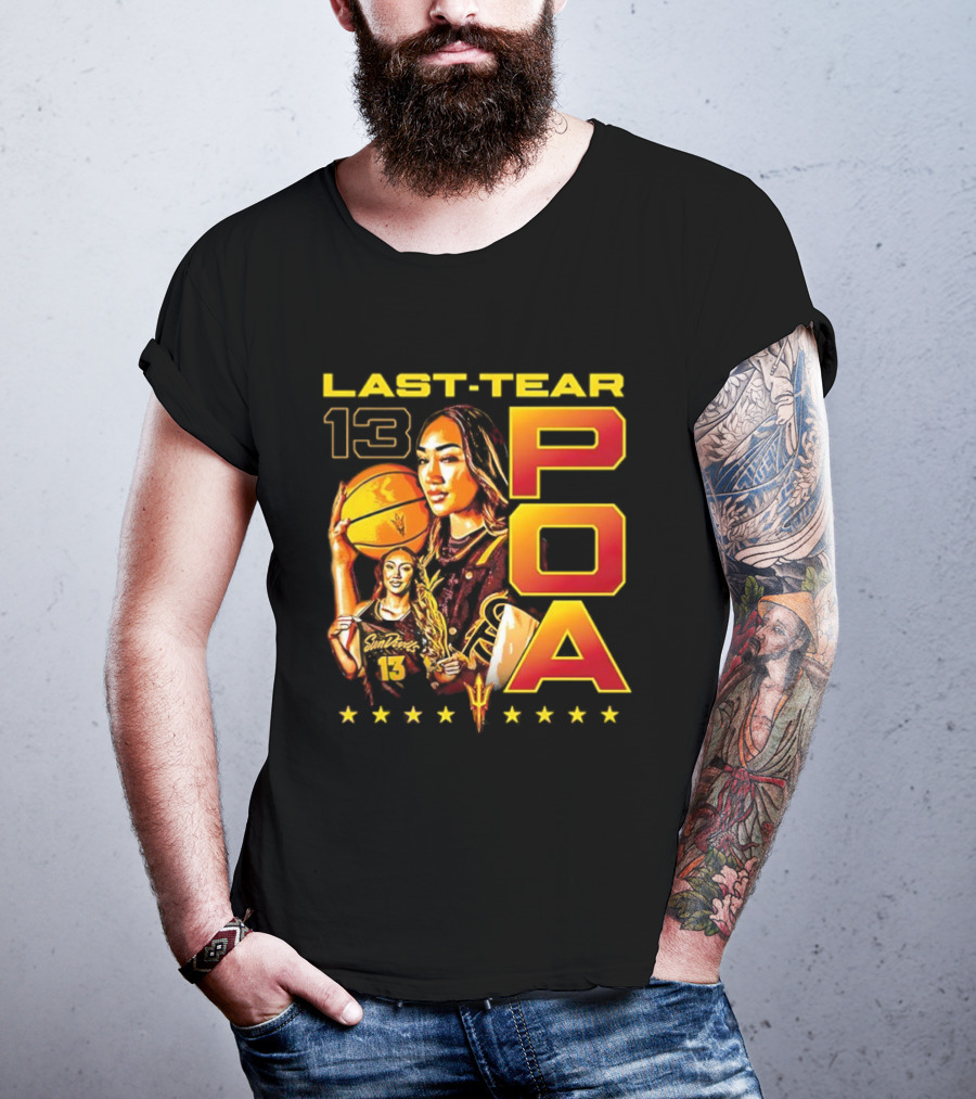 Last Tear 13 POA Arizona State Sun Devils Women's Basketball T-Shirt