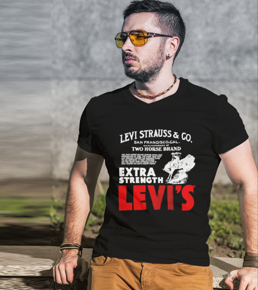 Levi Strauss & Co. San Francisco Two Horse Brand Extra Strength Levi's T-Shirt