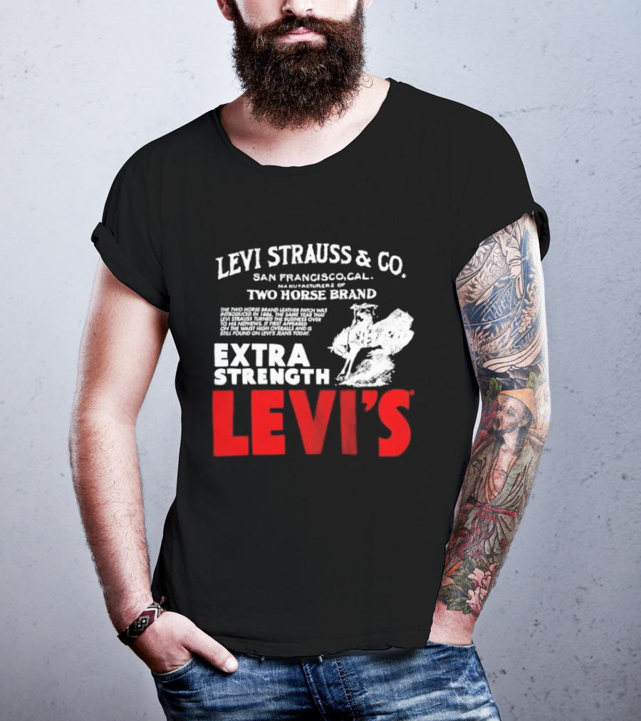 Levi Strauss & Co. San Francisco Two Horse Brand Extra Strength Levi's T-Shirt