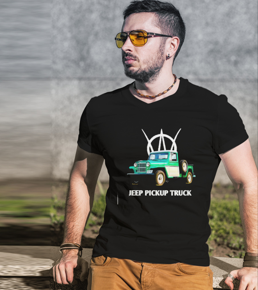 Willys Jeep Pickup Classic Vintage Truck Retro Style T-Shirt