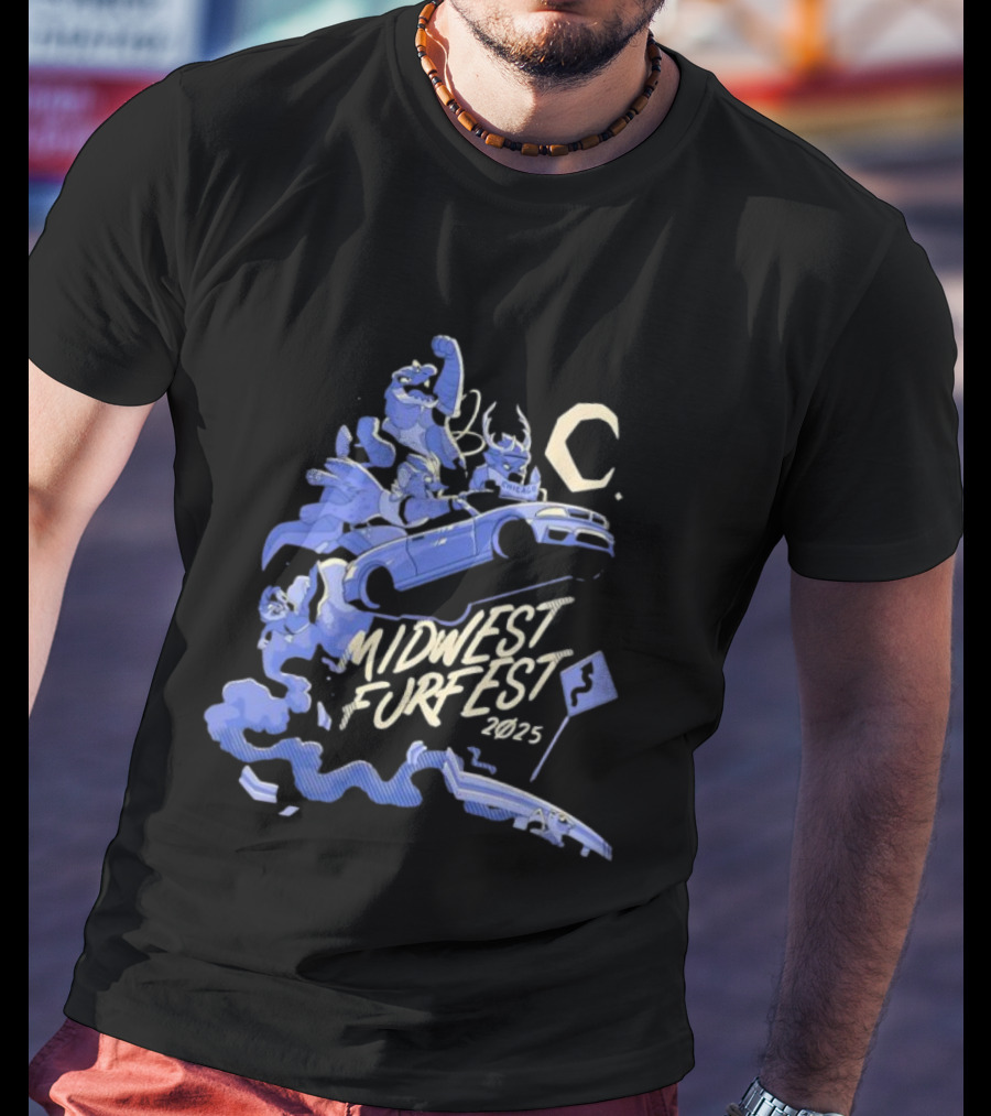 Midwest FurFest 2025 Chicago Racing Theme With Furries T-Shirt