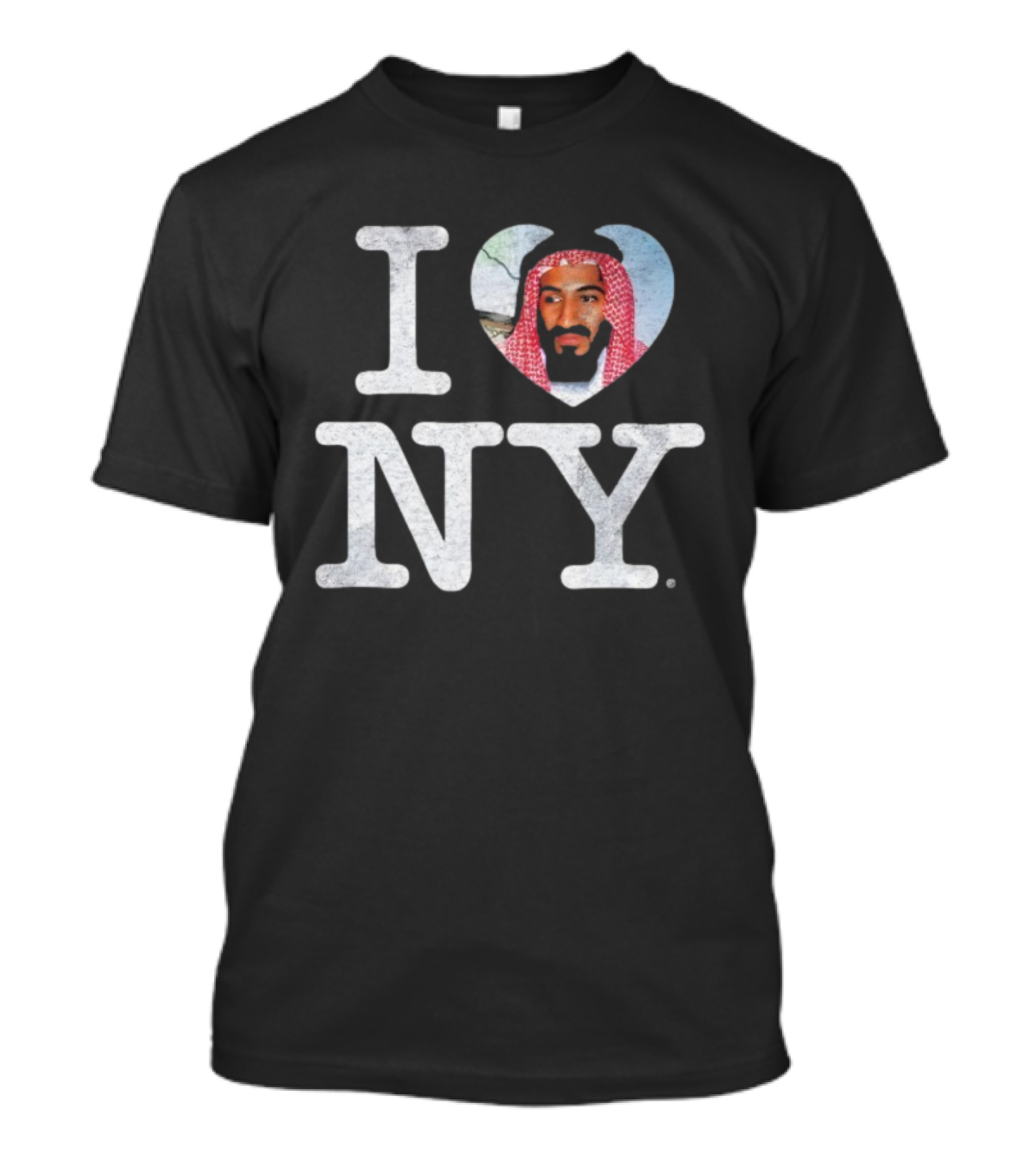 I Love NY With Saudi Arabia Twist Image T-Shirt