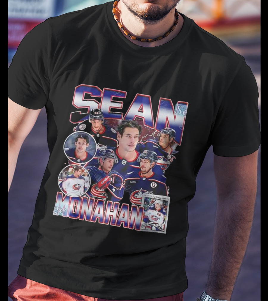 Sean Monahan Columbus Hockey Collection T-Shirt