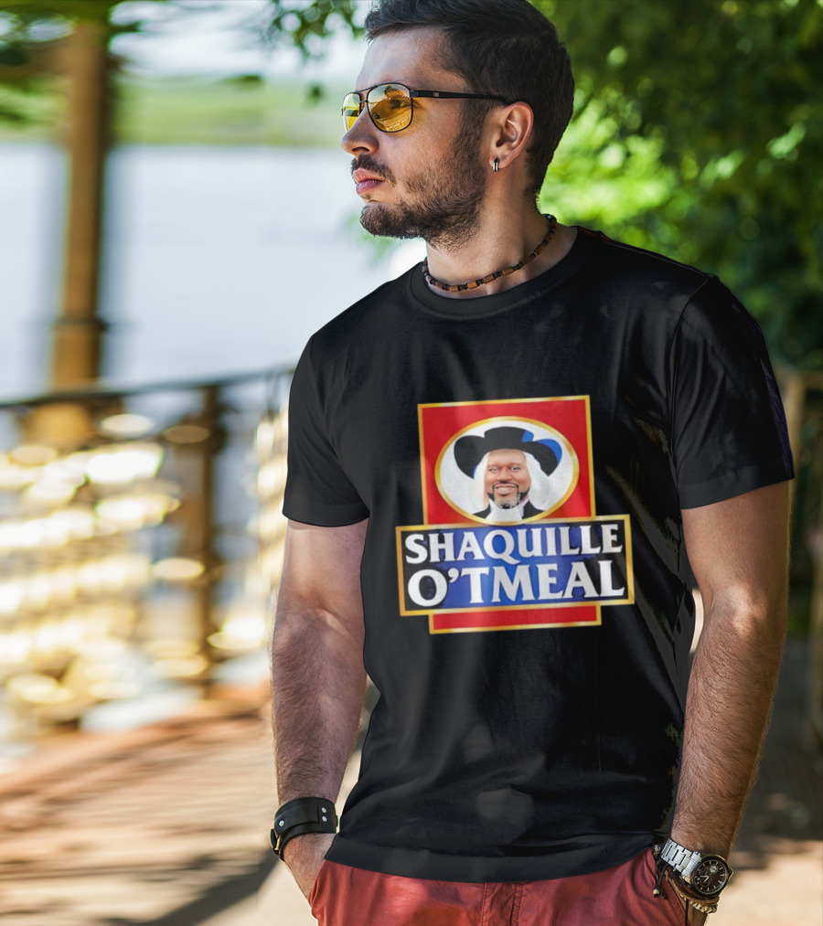 Shaquille Oatmeal Meme Quaker Parody T-Shirt