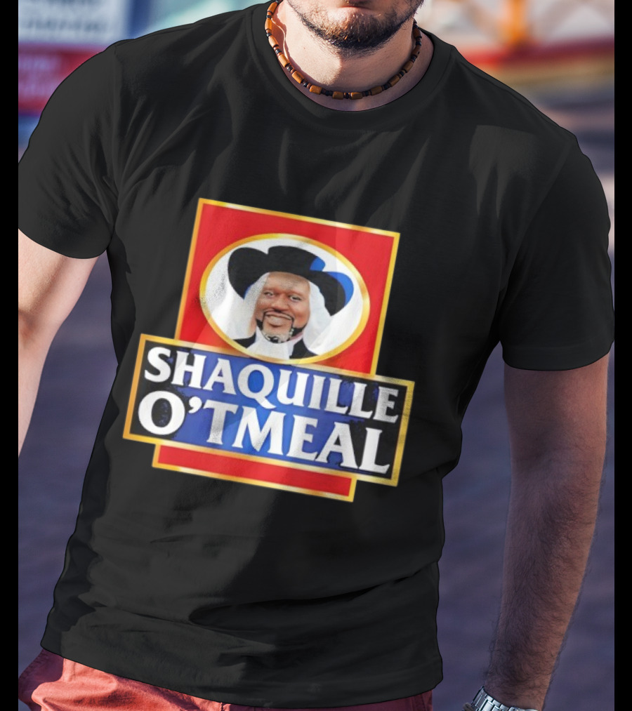 Shaquille Oatmeal Meme Quaker Parody T-Shirt