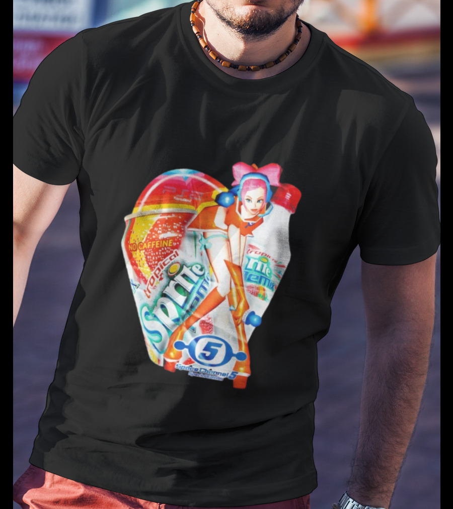 Tropical Sprite Remix No Caffeine Space Channel 5 Special Edition T-Shirt