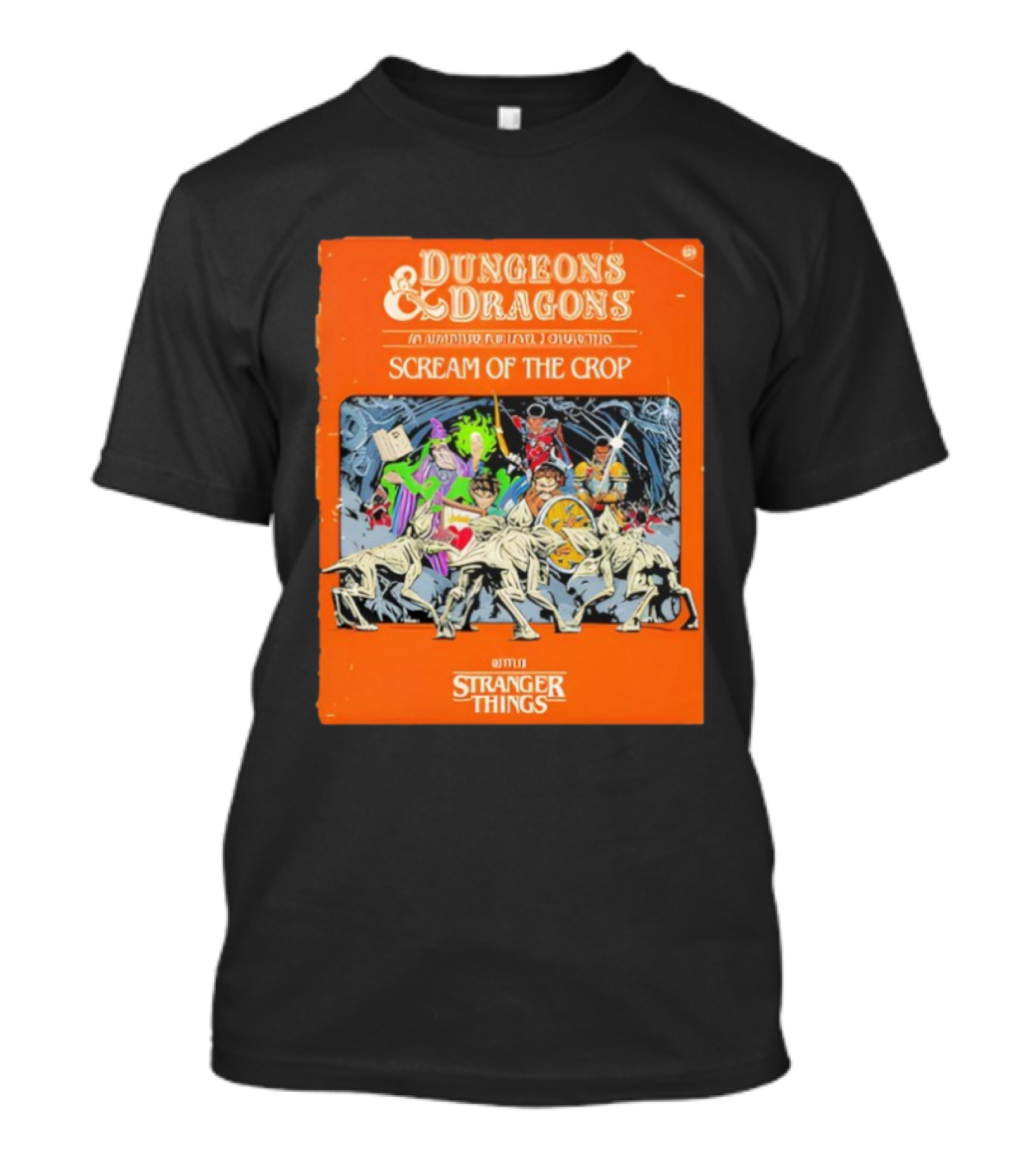 Dungeons And Dragons Scream Of The Crop Stranger Things T-Shirt