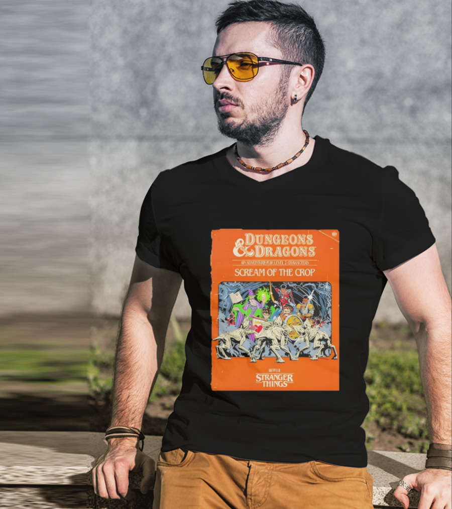 Dungeons And Dragons Scream Of The Crop Stranger Things T-Shirt