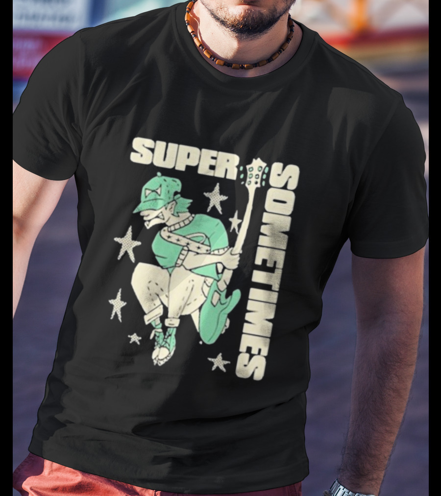 Super Sometimes Jumpman Guitar Star Icon T-Shirt