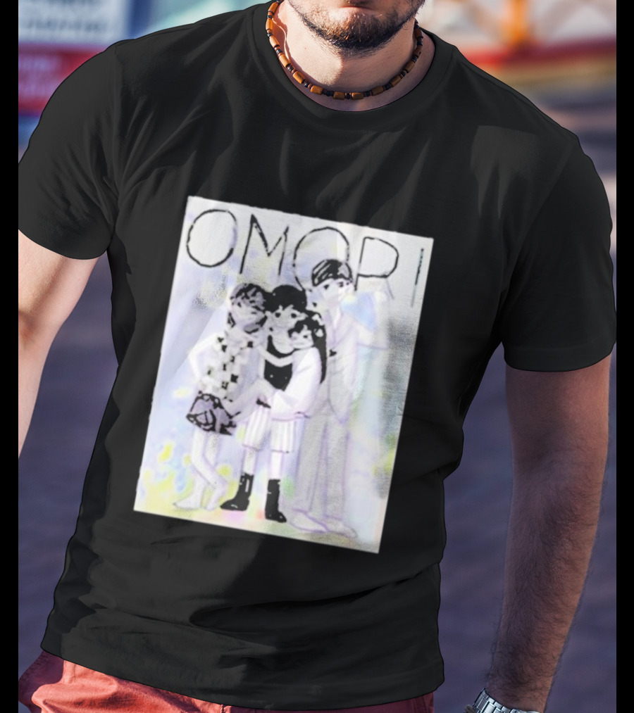 OMORI Game Characters Group Illustration T-Shirt