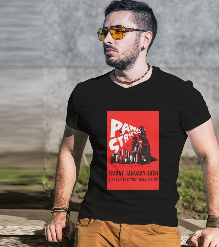 Panic Stricken A Tribute To Widespread Panic Lincoln Theatre Raleigh NC January 30 2026 T-Shirt