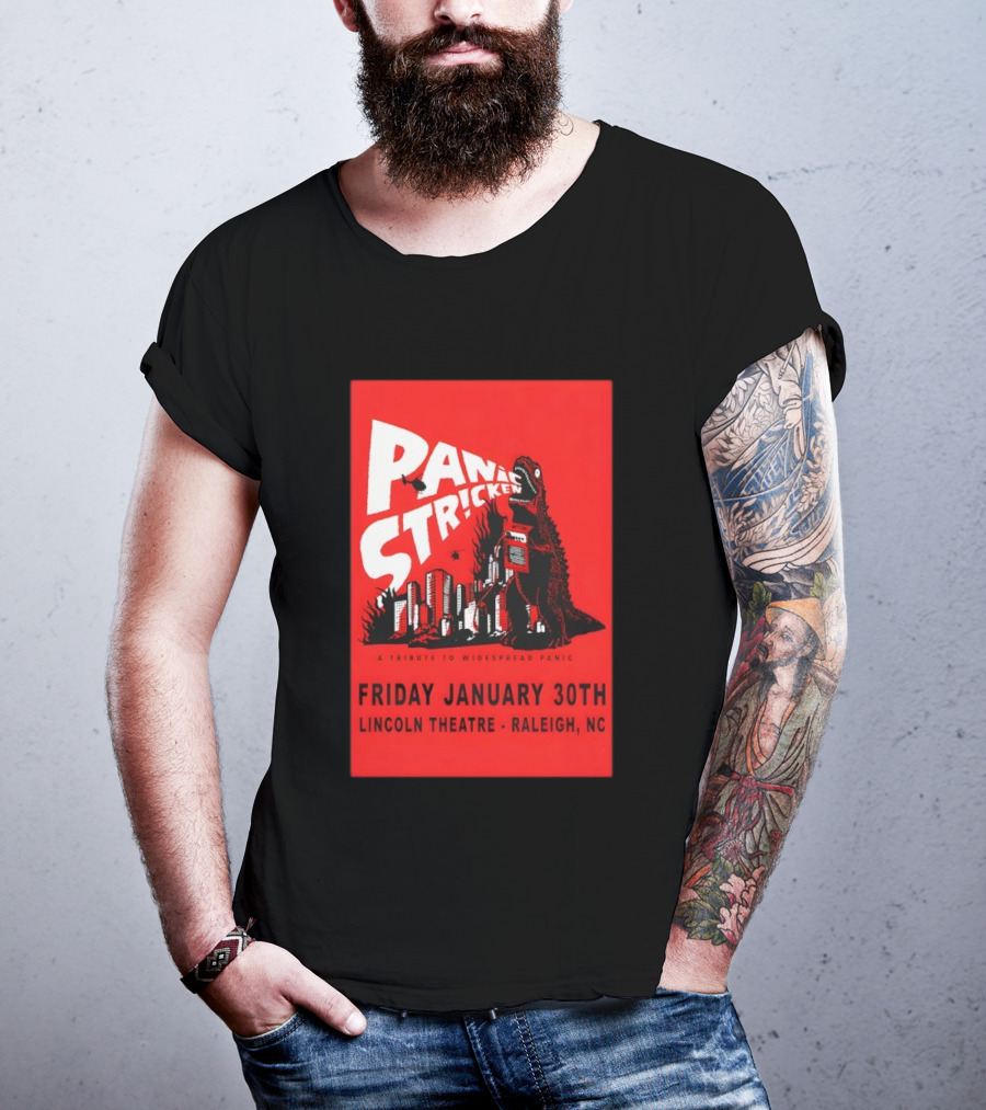 Panic Stricken A Tribute To Widespread Panic Lincoln Theatre Raleigh NC January 30 2026 T-Shirt