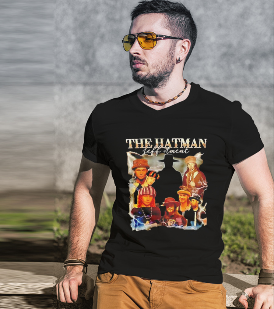 The Hatman Jeff Ament Lightning Collage T-Shirt