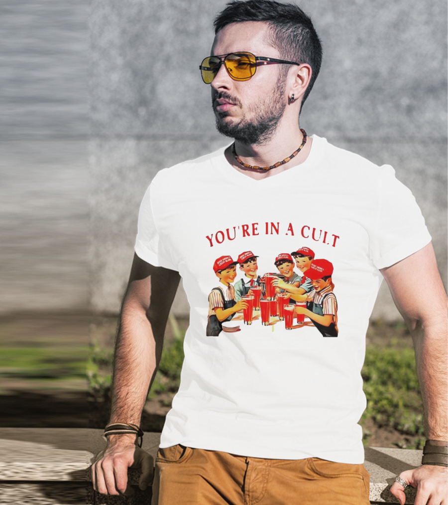 You're In A Cult Make America Cult Again Vintage Theme T-Shirt