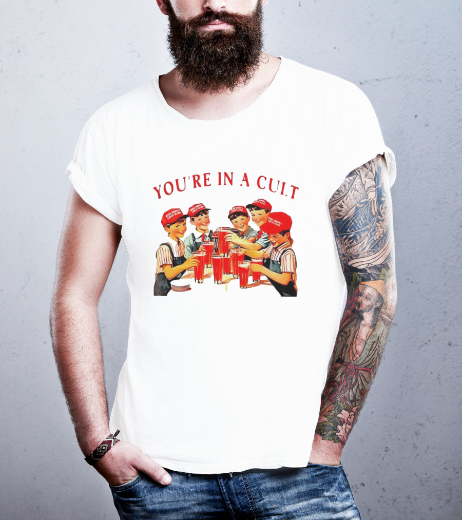 You're In A Cult Make America Cult Again Vintage Theme T-Shirt
