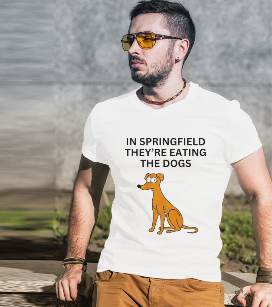 Springfield Greyhound Sunglasses Humor T-Shirt