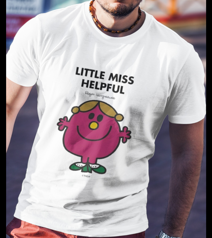 Little Miss Helpful Roger Hargreaves Character T-Shirt
