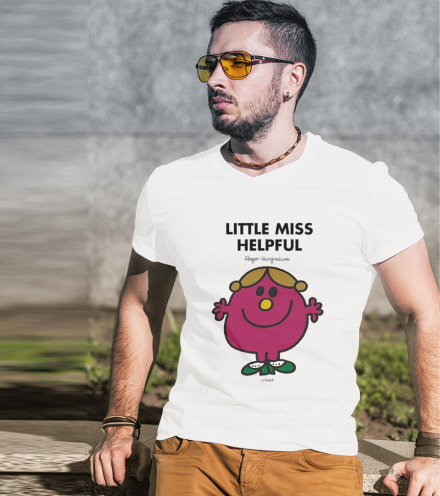 Little Miss Helpful Roger Hargreaves Character T-Shirt