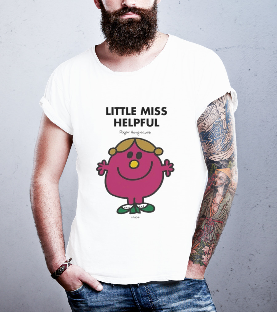 Little Miss Helpful Roger Hargreaves Character T-Shirt