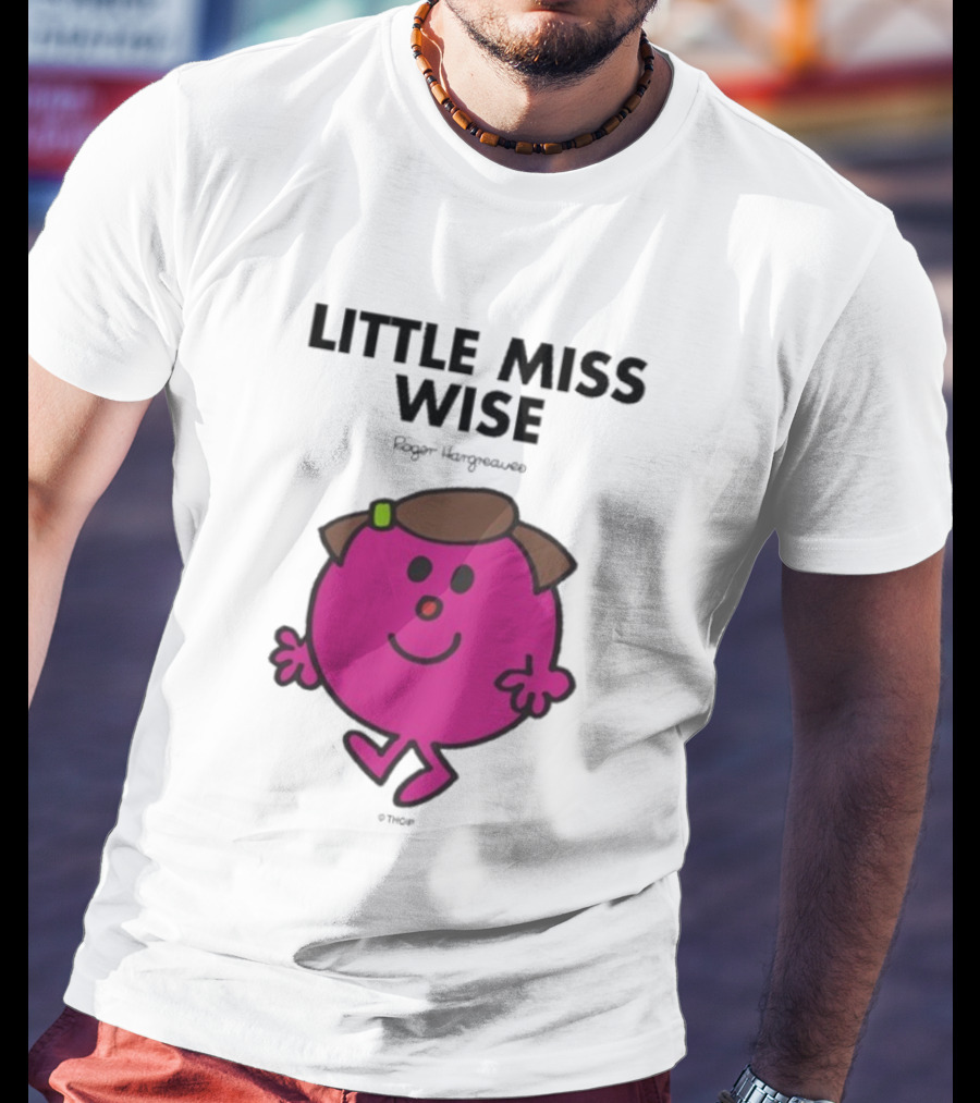 Mr. Men Little Miss Wise Roger Hargreaves Character T-Shirt