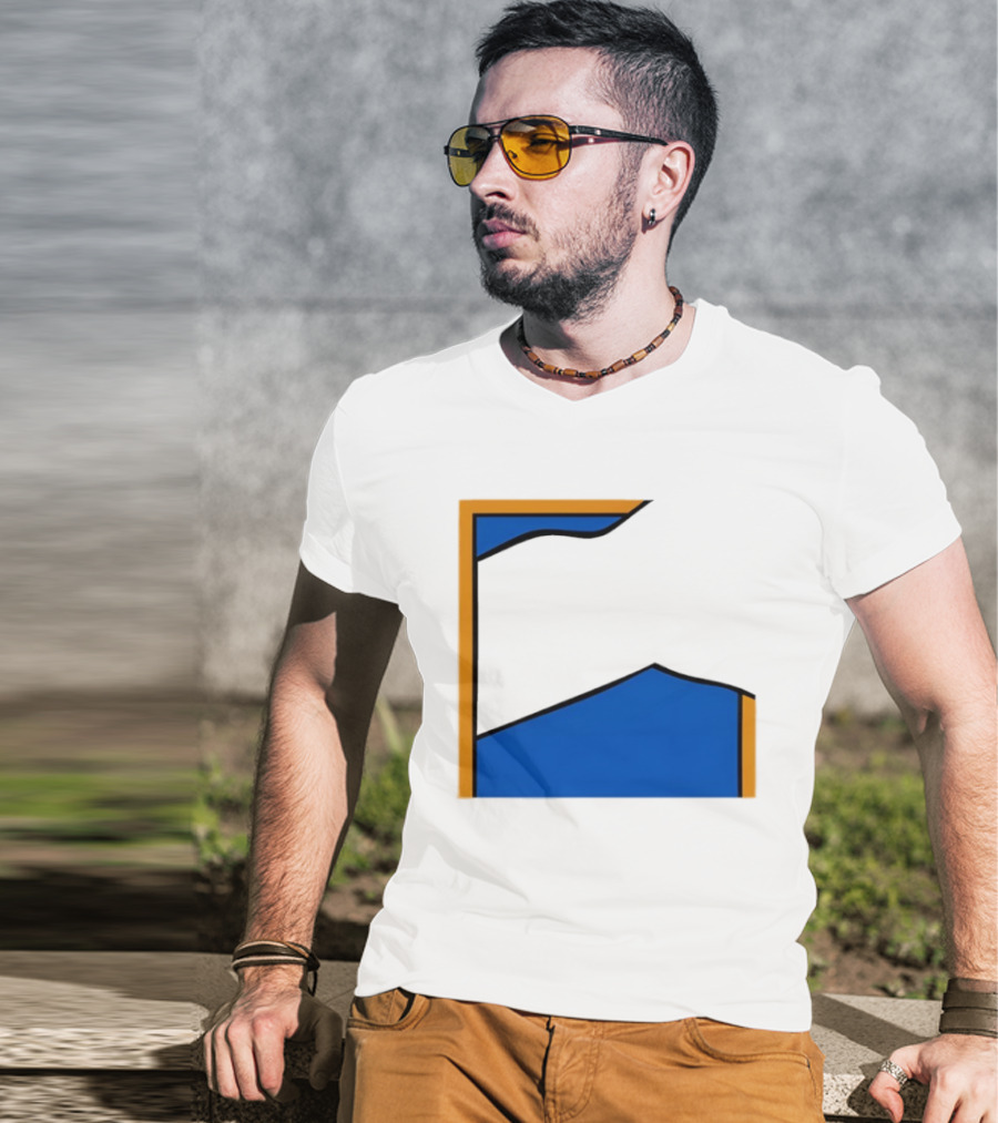 Thechemicalbrothers Kipping Like A Stone Retro Blue Orange Modern Art Style T-Shirt