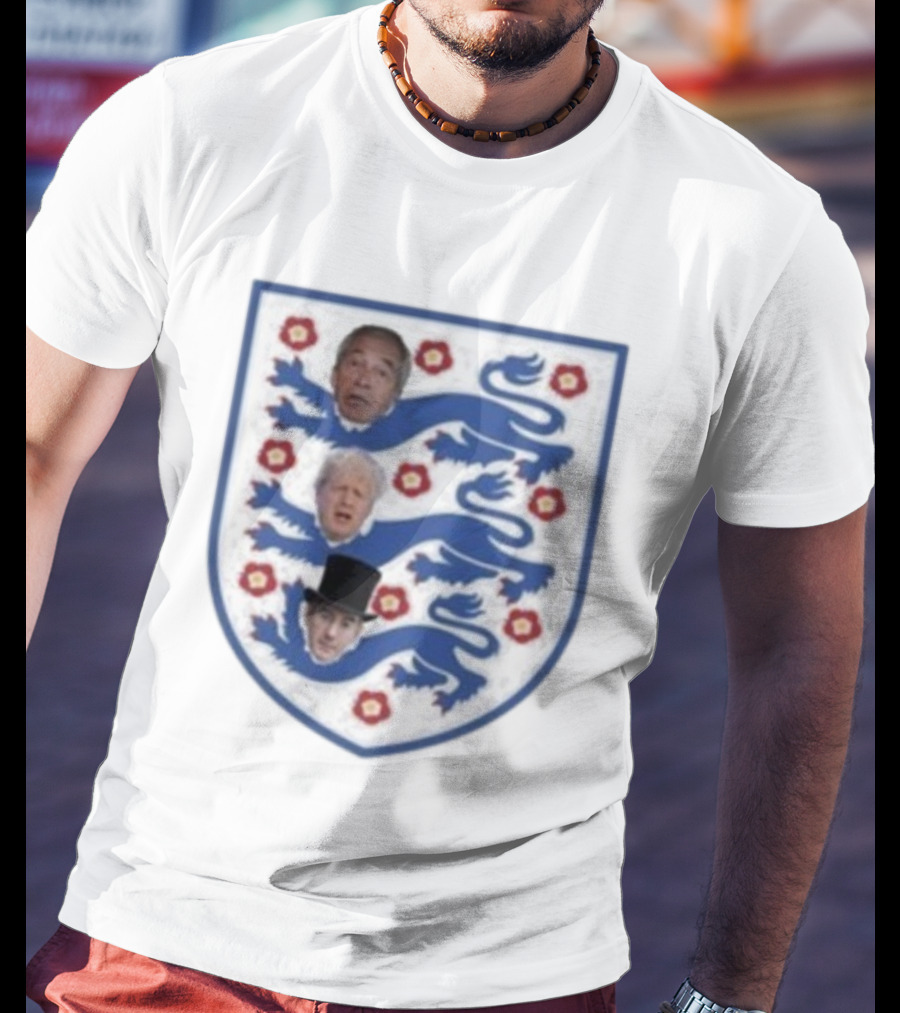 Three Liars On My England Football Crest Parody T-Shirt