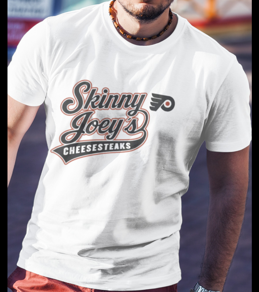 Philadelphia Flyers Skinny Joey’s Cheesesteaks Collaboration T-Shirt