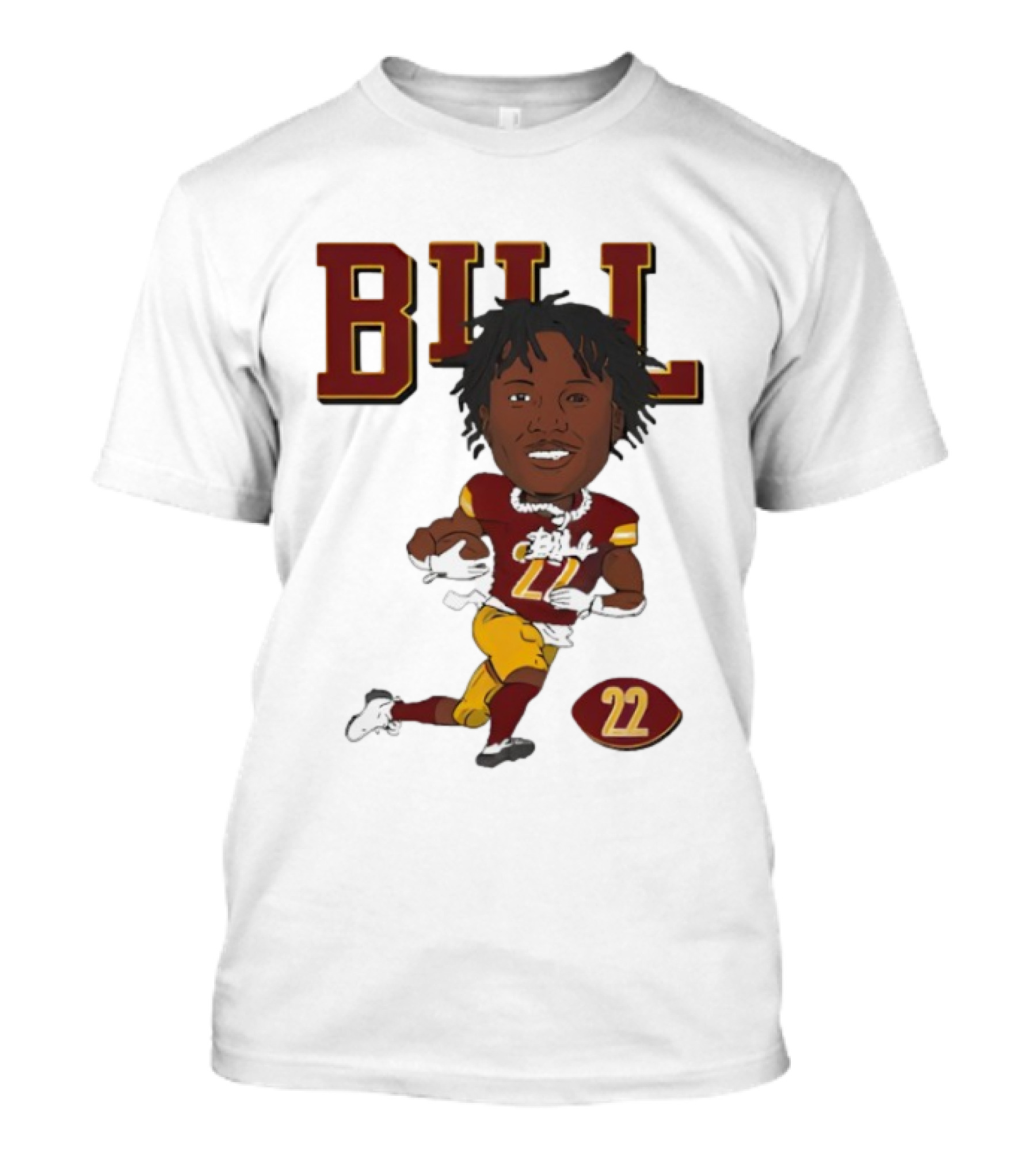 Bill Washington Commanders 22 Football Player Icon T-Shirt