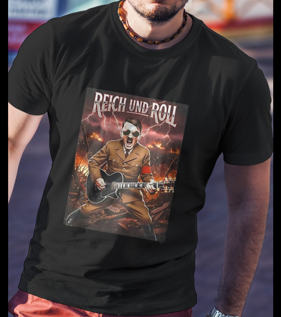 Adolf Hitler Reich Und Roll T-Shirt