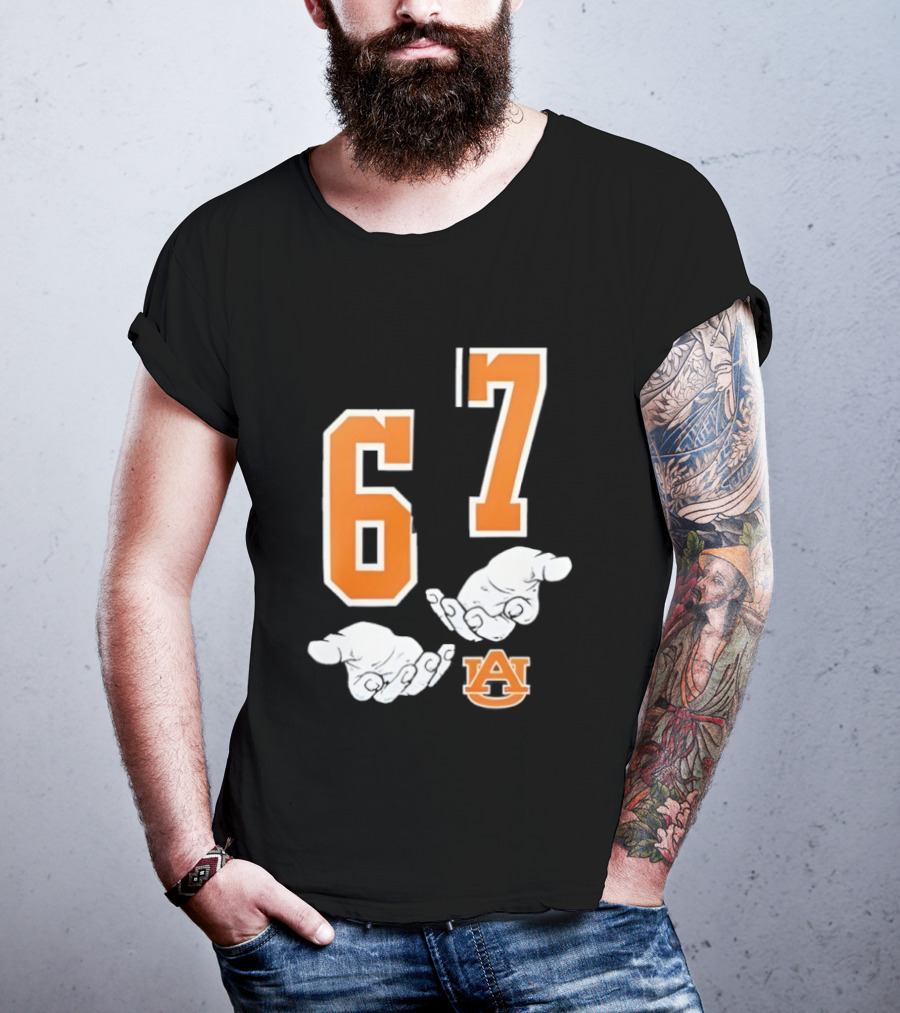 Auburn Tigers 67 Rock Paper Scissors Fun T-Shirt