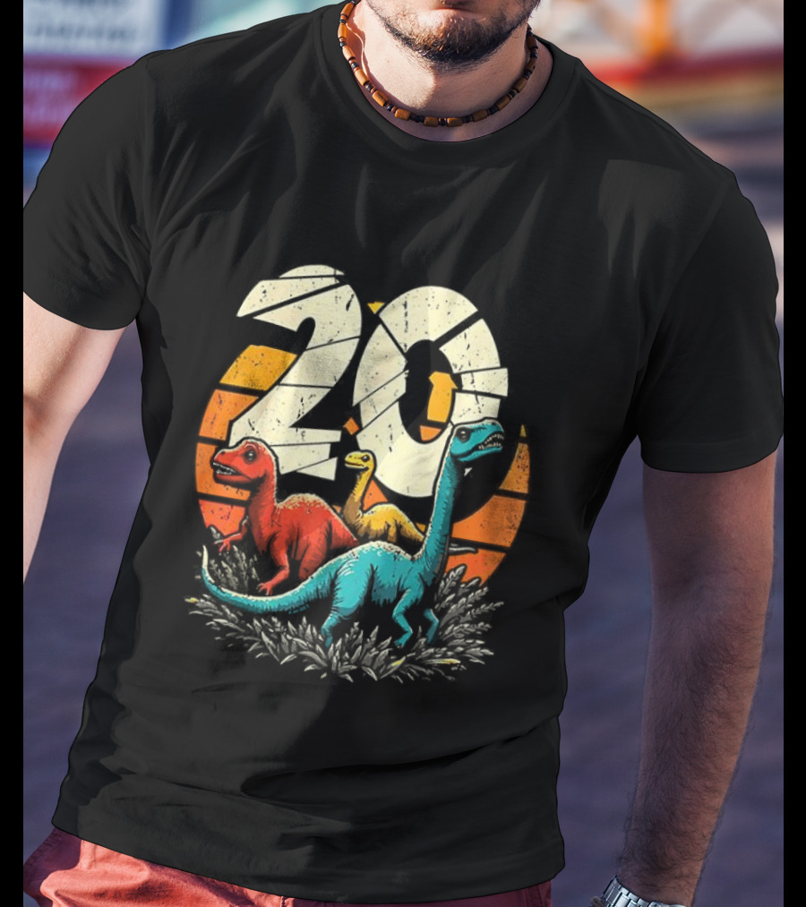 20 Year Old Dinosaur Prehistoric Times T-Shirt